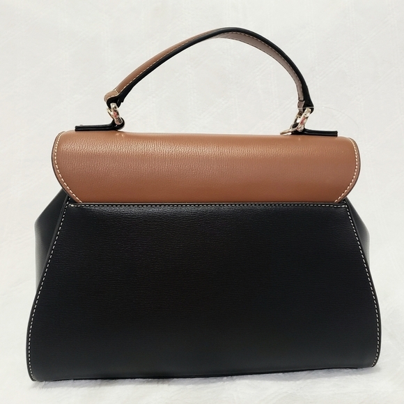 887- LOVE MOSCHINO BORSA PU MIX NERO/CUOIO/AVORIO Women’s NWT - Picture 4 of 14